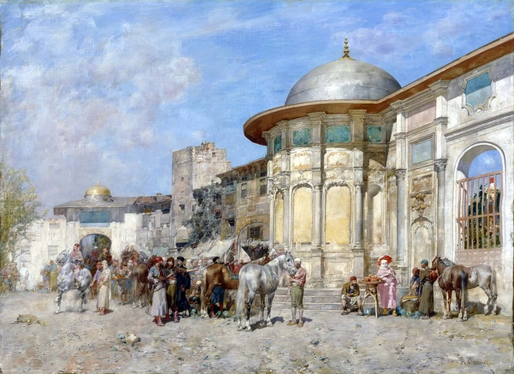 Mercato dei cavalli in Siria - Art Gallery of New South Wales, Sydney